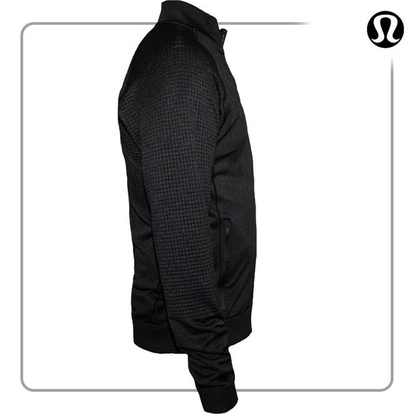 Lululemon Men's Black Zip Top (Size L) - Picture 2 of 3